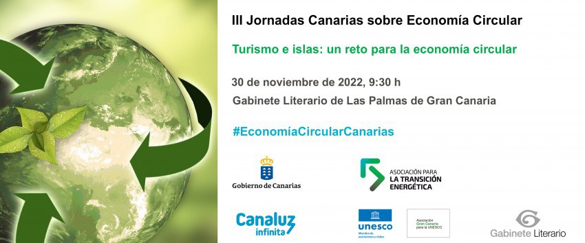 Las III Jornadas Canarias sobre Economía Circular, dedicadas al Turismo